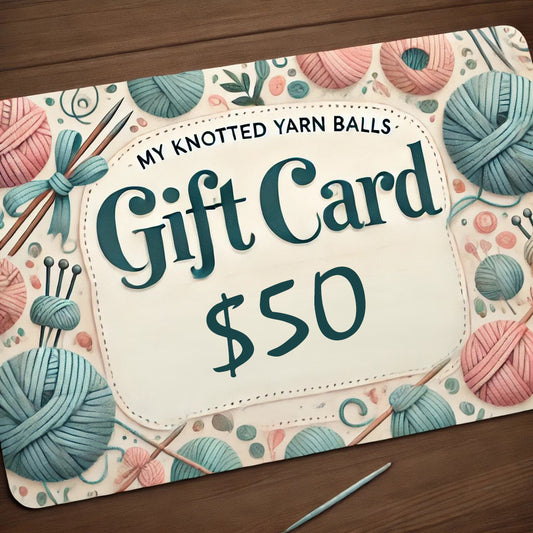 My Knotted Yarn Balls Gift Card