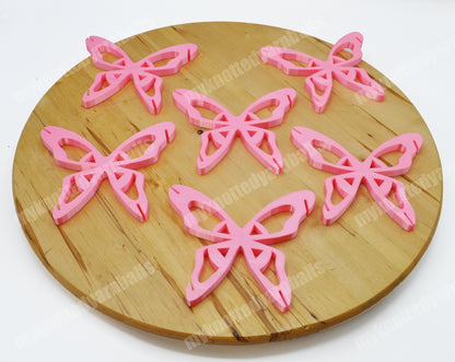 Butterfly Yarn Bobbins - Set of 6 - Butterflies Yarn Organizer, Knitting, Crochet, Blanket, Corner to Corner, Graphgans, Thread, Beautiful